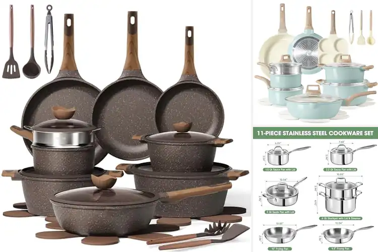 Detailed view of 10 Best 12 Month Warranty Cookware Set