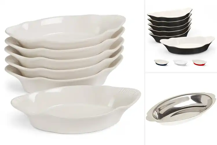 Detailed view of Best 12-Ounce Au Gratin Dishes