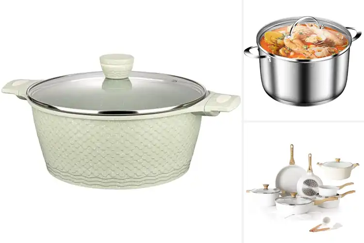 Detailed view of Best 6.6 Quart Stockpots: Top Picks for Easy, Safe Cooking