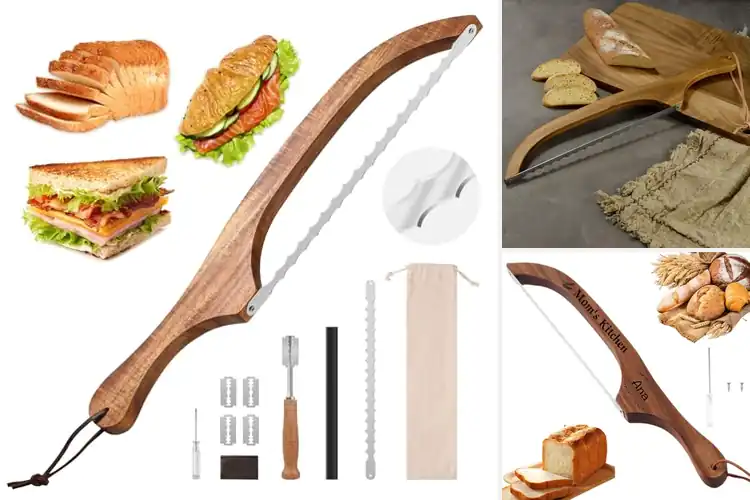 Detailed view of 10 Best Acacia Wood Bread Knives for Brunch