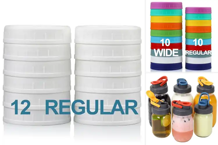 Detailed view of Best Airtight Mason Jar Caps: Top Picks for Stylish Storage