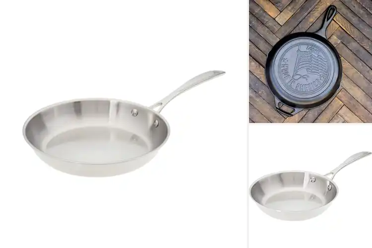 Detailed view of 10 Best American-Made Skillets: Even Heat & Lasting Durability