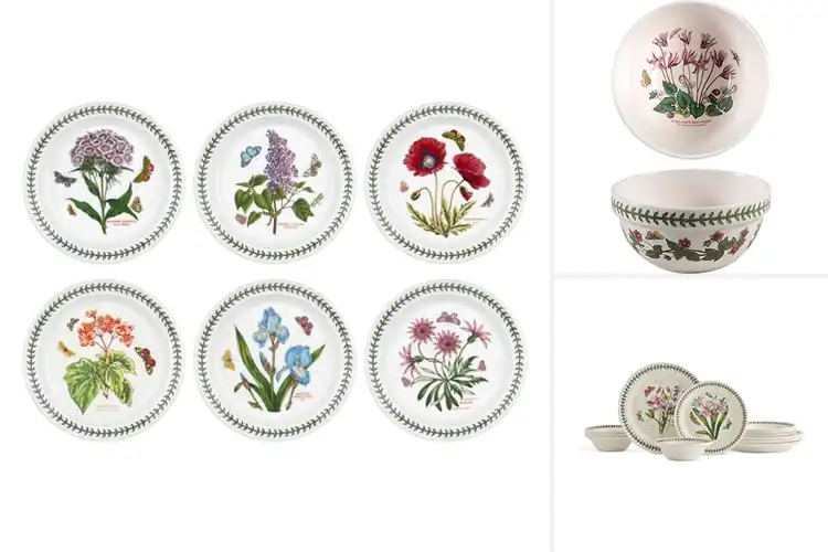 Detailed view of 10 Best Botanic Garden Tableware Sets For Charming Meals