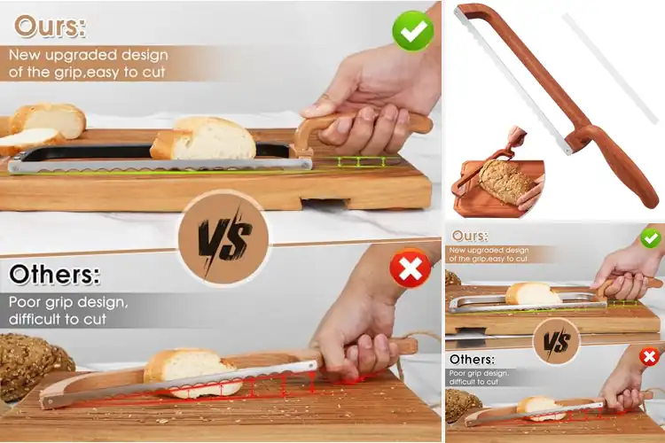 Detailed view of 10 Best Bow Knives for Perfect Bread Slices Every Time