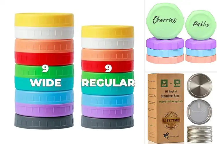 Detailed view of Best BPA-Free Mason Jar Lids