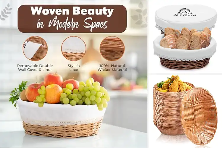 Detailed view of 10 Best Bread Baskets for Freshness and Style