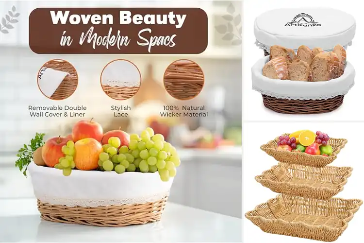 Detailed view of 10 Best Brunch Bread Baskets to Elevate Your Table