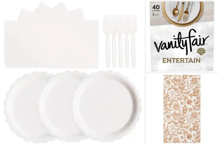 Detailed view of 10 Best Brunch Disposable Napkins: Stylish, Ultra-Absorbent
