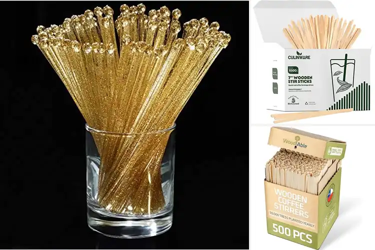 Detailed view of 3 Best Brunch Drink Stirrers for Style & Smooth Sips