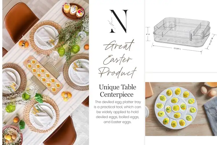 Detailed view of 10 Best Brunch Egg Platters for Stylish Serving