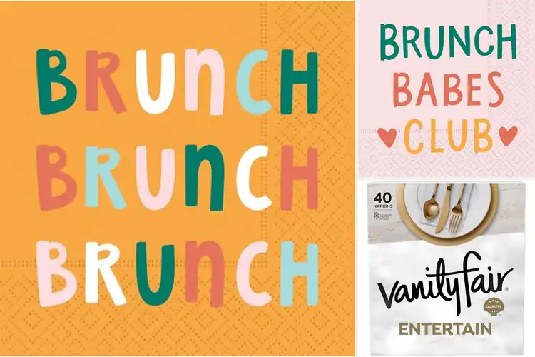 Detailed view of 10 Best Brunch Event Napkins to Impress Your Guests Stylishly