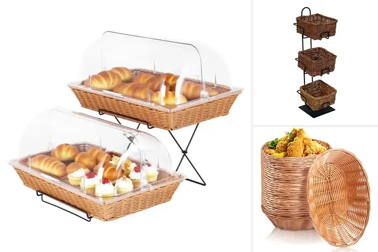 Detailed view of 10 Best Brunch Food Display Baskets: Serve in Style