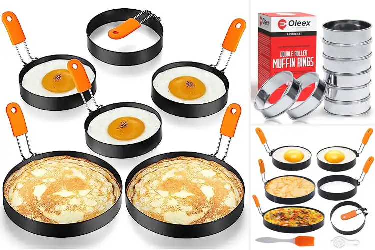 Detailed view of 10 Best Brunch Pancake Ring Sets for Fluffy, Perfect Pancakes