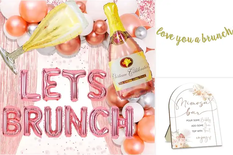 Detailed view of 10 Best Brunch Party Signs for an Elegant Gathering