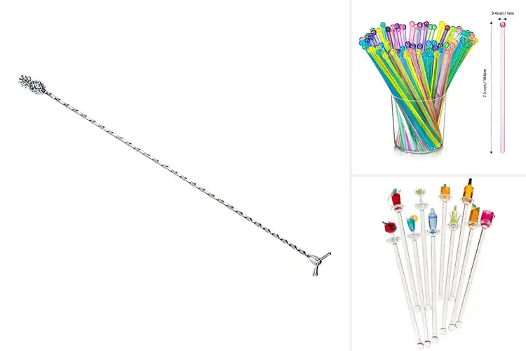 Detailed view of 6 Best Brunch Swizzle Sticks to Elevate Your Drinks