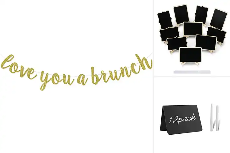 Detailed view of 10 Best Brunch Table Signs to Elevate Your Hosting Game