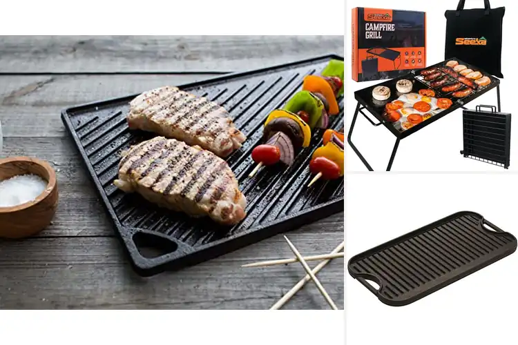 Detailed view of 10 Best Campfire Griddles for Epic Camp Meals