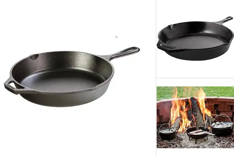 Detailed view of 10 Best Campfire Skillets For Outdoor Cooking