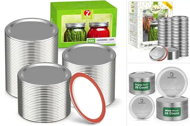 Detailed view of 10 Best Canning Lids: Freshness Guaranteed