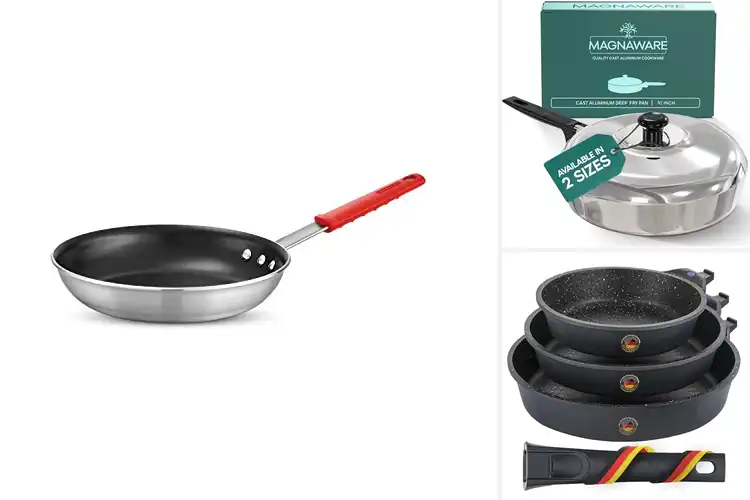 Detailed view of 10 Best Cast Aluminum Skillets for Even Heat & Easy Cooking