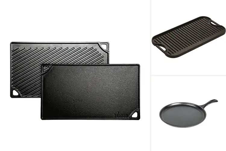 Detailed view of 10 Best Cast Iron Griddles: Cook Like a Pro