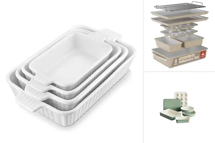 Detailed view of Best Ceramic Bakeware Sets: Durable, Lead-Free & Easy-Clean
