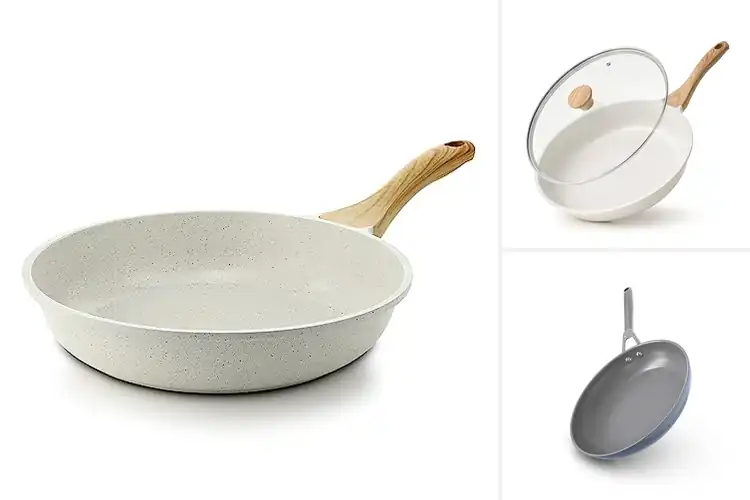 Detailed view of Best Ceramic Coated Nonstick Pan: Healthy Cooking Made Easy