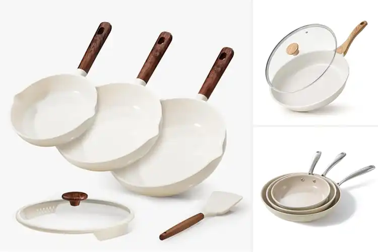 Detailed view of Best Ceramic Coated Skillets