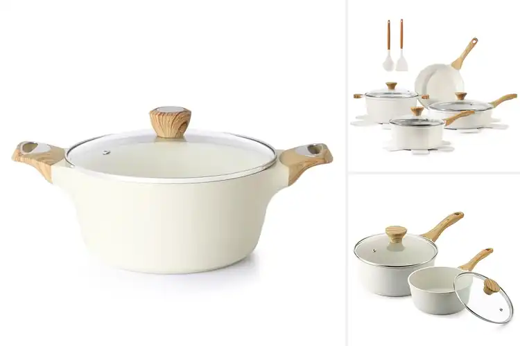 Detailed view of Best Ceramic Cooking Pots: Durable, Stylish & Healthy Picks