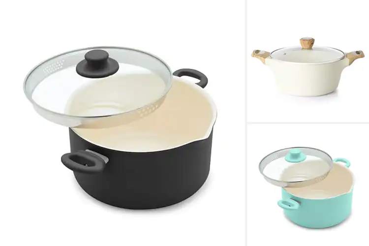 Detailed view of Best Ceramic Stockpot Materials: Your Healthiest Cookware