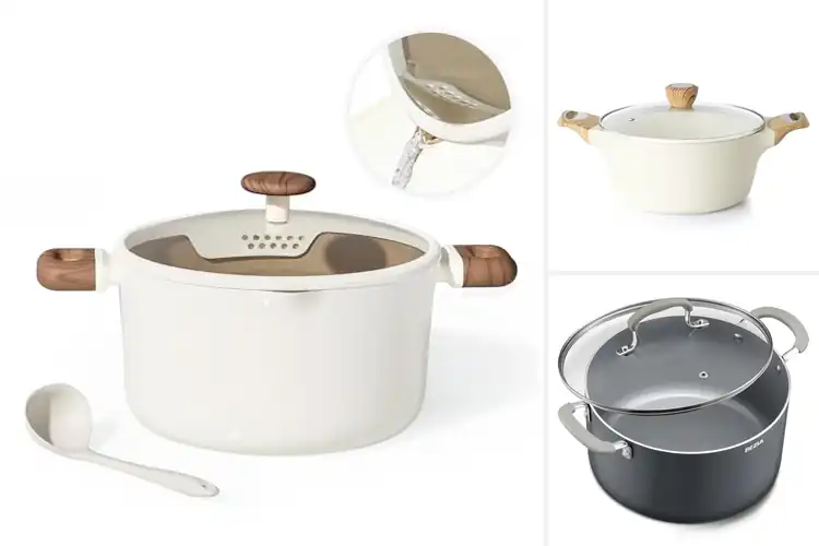 Detailed view of Best Ceramic Stockpots For Healthy Cooking
