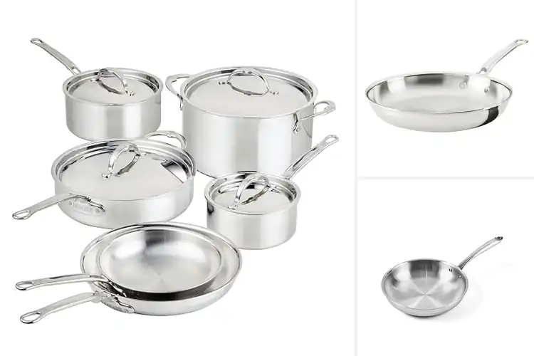 Detailed view of Best Clad Construction Cookware