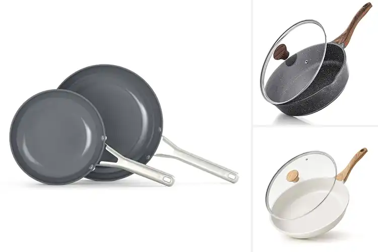 Detailed view of 10 Best Coated Skillets: Cook Faster & Clean Easy