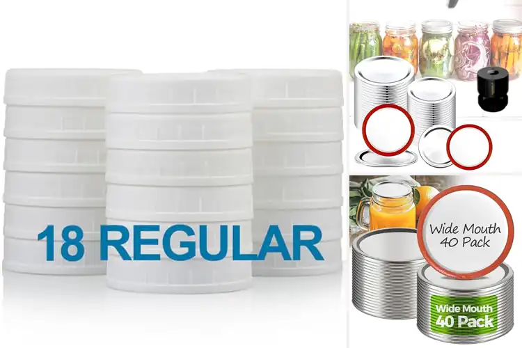 Detailed view of Best Compatible Mason Jar Gapless Lids