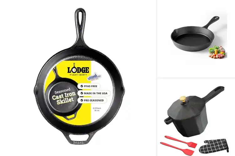 Detailed view of Best Cooking Gift Cast Iron Pan