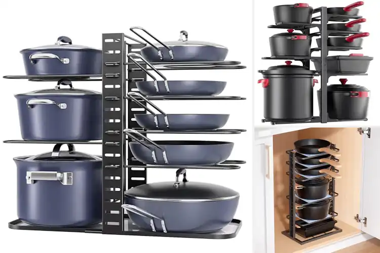 Detailed view of Best Cookware Storage Solutions