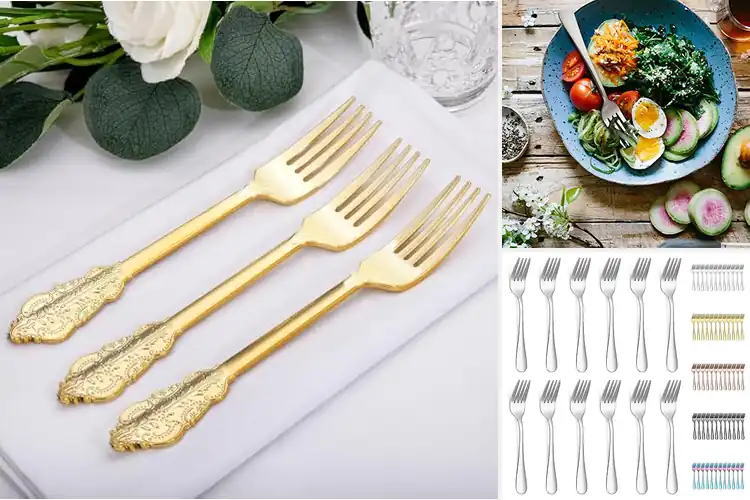 Detailed view of 10 Best Dessert Forks for Sweet Moments in Style