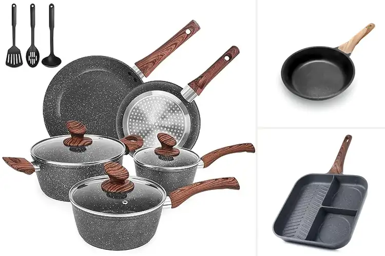 Detailed view of 10 Best Die-Cast Pans for Even Heating & Nonstick