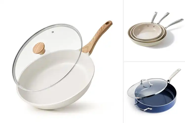 Detailed view of Best Dishwasher Safe Ceramic Pan