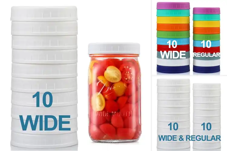Detailed view of Best Dishwasher Safe Jar Lids