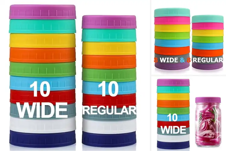 Detailed view of Best Dishwasher Safe Mason Jar Lids