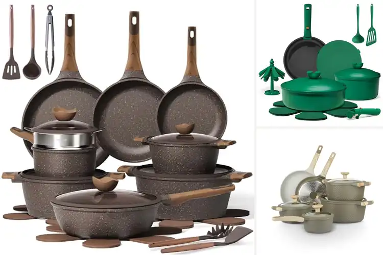 Detailed view of 10 Best Durable Die-Cast Aluminum Cookware Sets