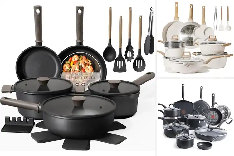 Detailed view of Best Durable Nonstick Pots And Pans Set