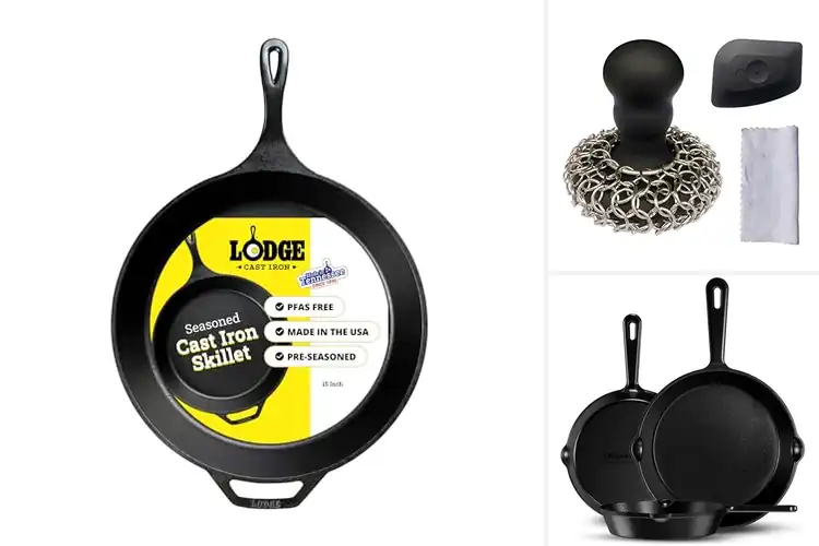 Detailed view of Best Easy Care Cast Iron Skillets