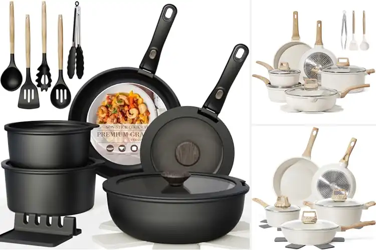 Detailed view of Best Easy To Clean Nonstick Cookware Sets
