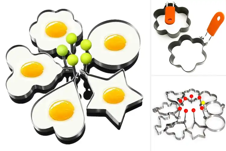 Detailed view of 10 Best Egg Flower Molds for Fun, Beautiful Meals