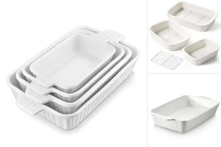 Detailed view of Best Elegant White Bakeware