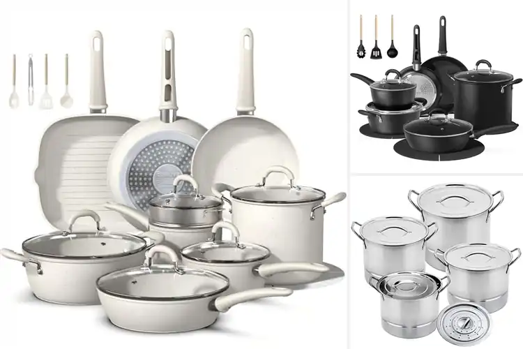 Detailed view of Best Family-Size Stockpot Sets