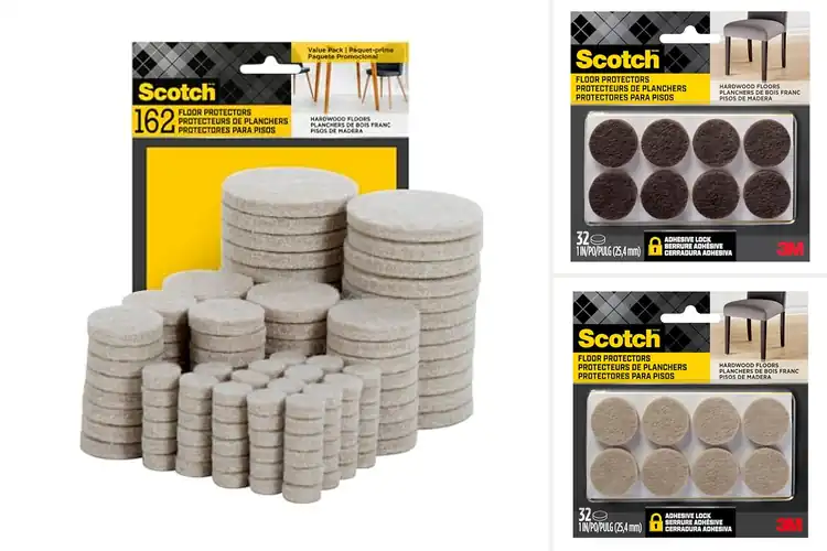 Detailed view of Best Felt Pads to Protect Floors & Glide Furniture Smoothly