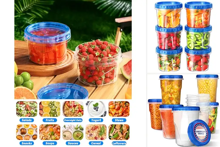 Detailed view of Best Freezer-Safe Storage Lids for Freshness & Organization
